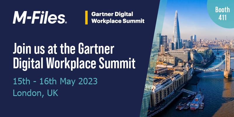 Proud sponsors of the Gartner Digital Workplace Summit - Customer ...