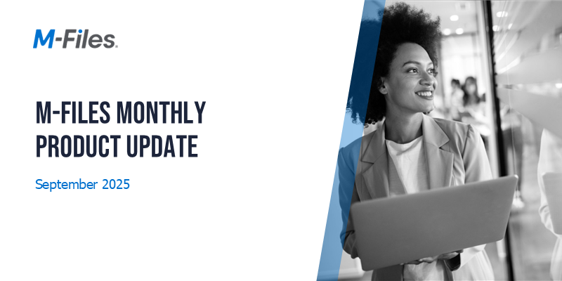 M-Files September 2025 Product Update