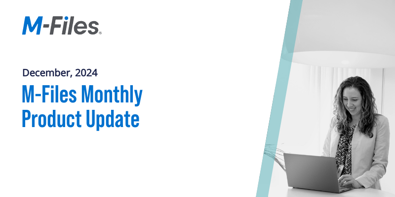 M-Files December 2024 Product Update