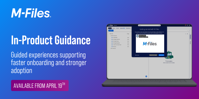 In-Product Guidance - Available on April 19th