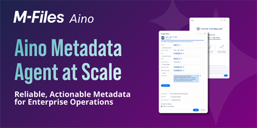 Aino Metadata Agent at Scale - Available Now