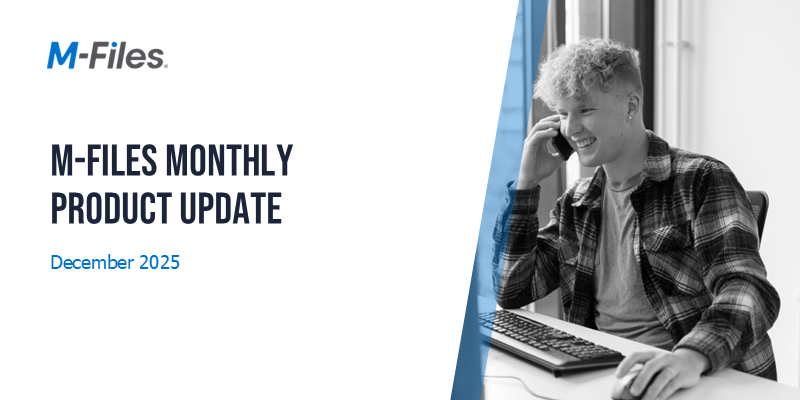 M-Files December 2025 Product Update