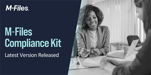 M-Files Compliance Kit - Latest Version Released