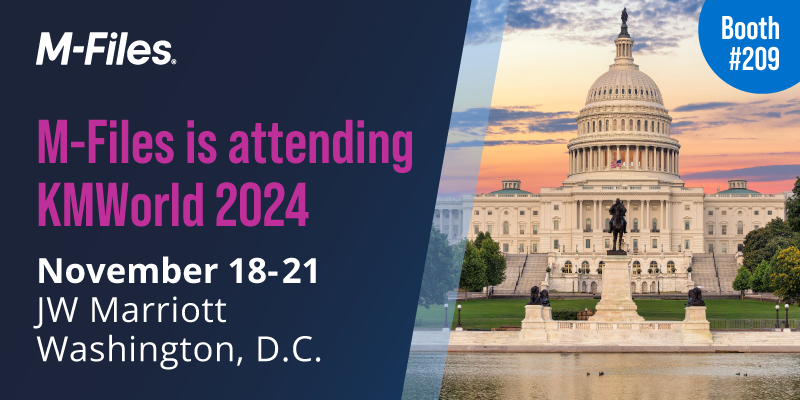 M-Files to Present at KMWorld 2024 Conference