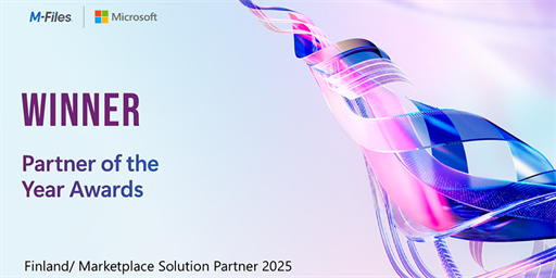 M-Files Named Microsoft Marketplace Solution Partner of the Year in Finland