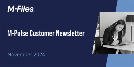 M-Pulse Customer Newsletter - November 2024