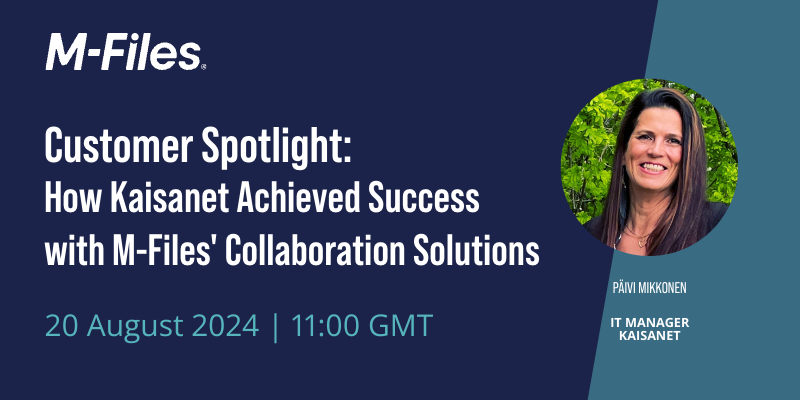 Kaisanet Webinar - 20 August 2024 - 11:00 GMT