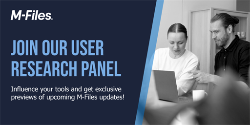 Join M-Files User Research Panel