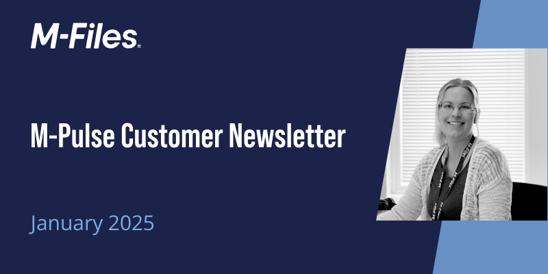 M-Pulse Customer Newsletter | January 2025
