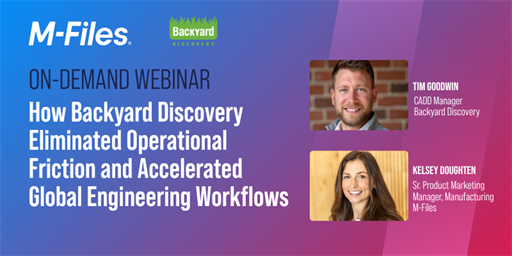 Webinar | How Backyard Discovery Eliminated Operational Friction and Accelerated Global Engineering Workflows