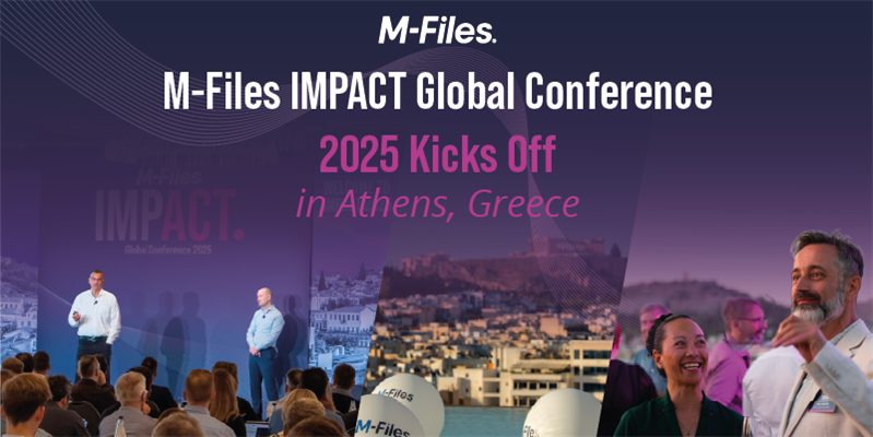 M-Files IMPACT Global Conference 2025 Kicks Off in Athens, Greece