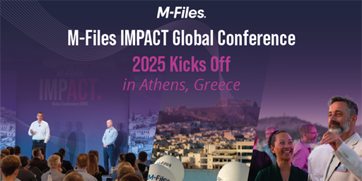M-Files IMPACT Global Conference 2025 Kicks Off in Athens, Greece