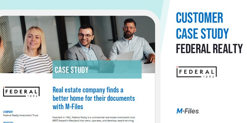 Customer Case Study: Real estate company finds a better home for their documents with M-Files