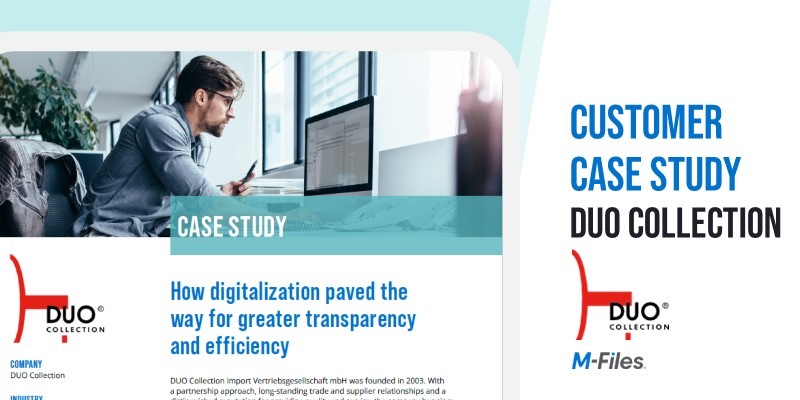 New Case Study: How digitalization paved the way for greater transparency and efficiency for DUO Collection