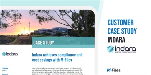 New Case Study: Indara achieves compliance and cost savings with M-Files