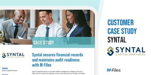 New Case Study: Syntal secures financial records and maintains audit readiness with M-Files