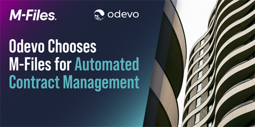 Odevo Chooses M-Files For Automated Contract Management