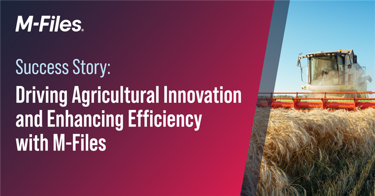 Success Story: Driving Agricultural Innovation and Enhancing Efficiency With M-Files