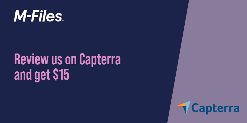 Review us on Capterra and get US$15 gift card