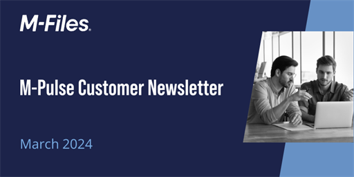 Customer Newsletter - Mar 2024