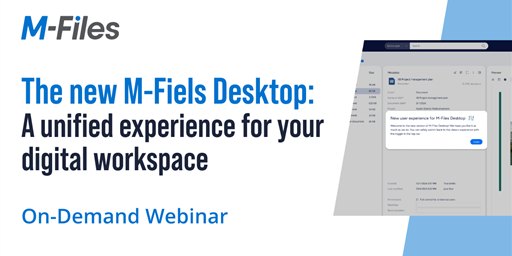 Webinar | M-Files for Outlook Pro: Boost the efficiency &amp; accuracy of your filing process.